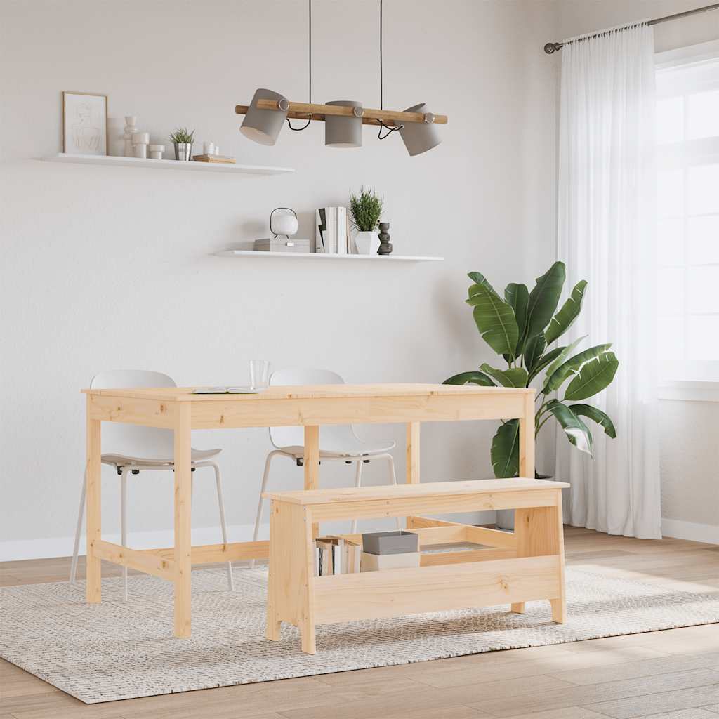 Thumbnail - vidaXL Flurbank 100 x 28 x 45 cm Massivholz Kiefer