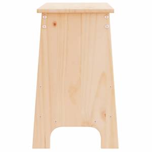 Lavice do předsíně 100 x 28 x 45 cm masivní borovice - obrázek 5