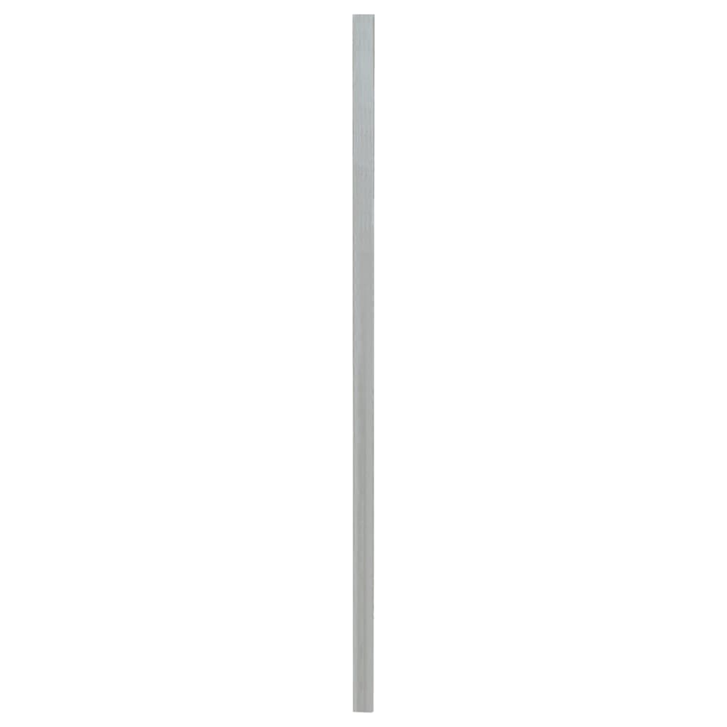 vidaXL Stâlpi de gard, 10 buc., argintiu, 150 cm, oțel galvanizat