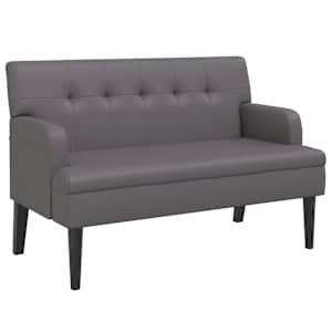 vidaXL seljatoega pink, hall, 112 x 65,5 x 75 cm, kunstnahk