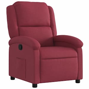 Polohovací křeslo vínové textil - obrázek 2