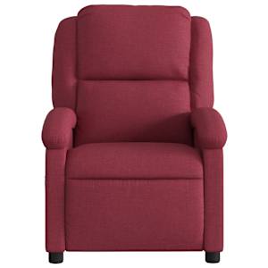 Polohovací křeslo vínové textil - obrázek 3
