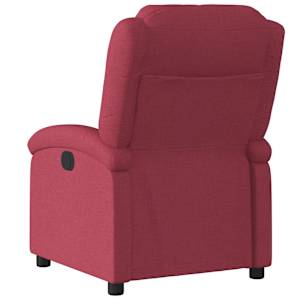 Polohovací křeslo vínové textil - obrázek 5