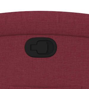 Polohovací křeslo vínové textil - obrázek 9