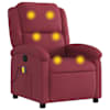 vidaXL massaažitool, veinipunane, kangas
