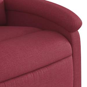 Masážní polohovací křeslo vínové textil - obrázek 9