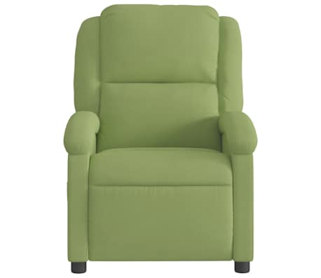 vidaXL Fauteuil verstelbaar fluweel lichtgroen