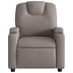 Polohovací křeslo taupe textil - obrázek 3