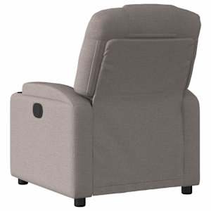 Masážní polohovací křeslo taupe textil - obrázek 6