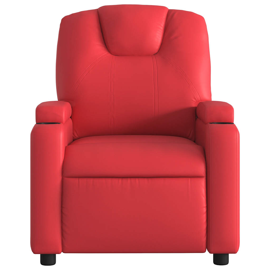 vidaXL Fauteuil verstelbaar kunstleer rood afbeelding