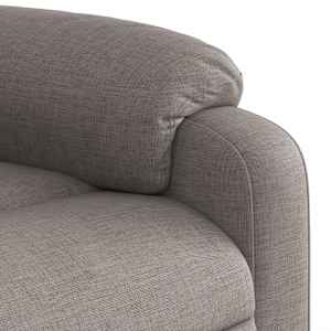 Masážní polohovací křeslo taupe textil - obrázek 9