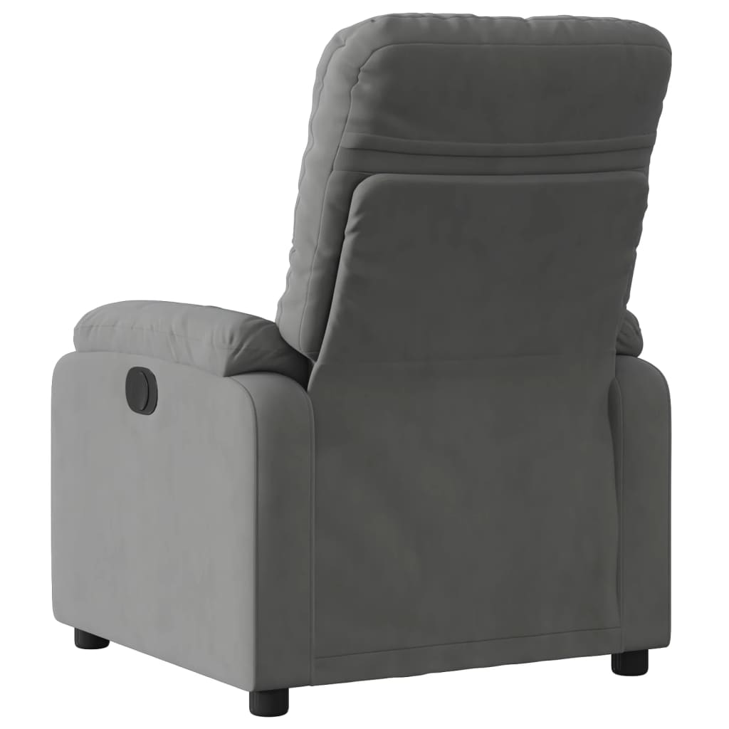 Thumbnail - vidaXL Relaxsessel Dunkelgrau Mikrofasergewebe