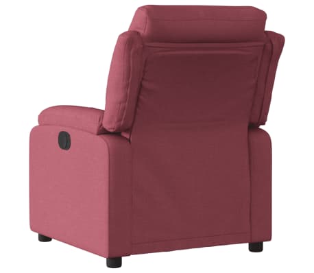 vidaXL Fauteuil inclinable Rouge bordeaux Tissu