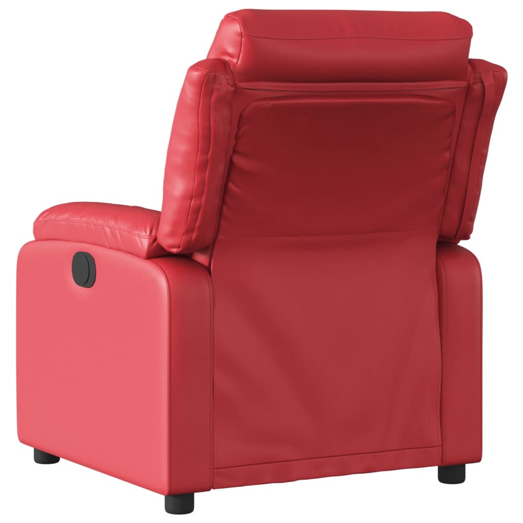 vidaXL Fauteuil verstelbaar kunstleer rood afbeelding