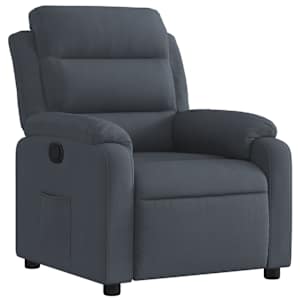 vidaXL reguleeritav tugitool, tumehall, samet