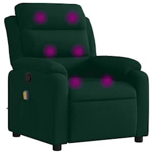 vidaXL massaažitool, tumeroheline, samet