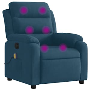 vidaXL massaažitool, sinine, samet