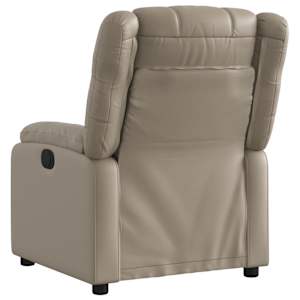 vidaXL Fauteuil inclinable Cappuccino Similicuir