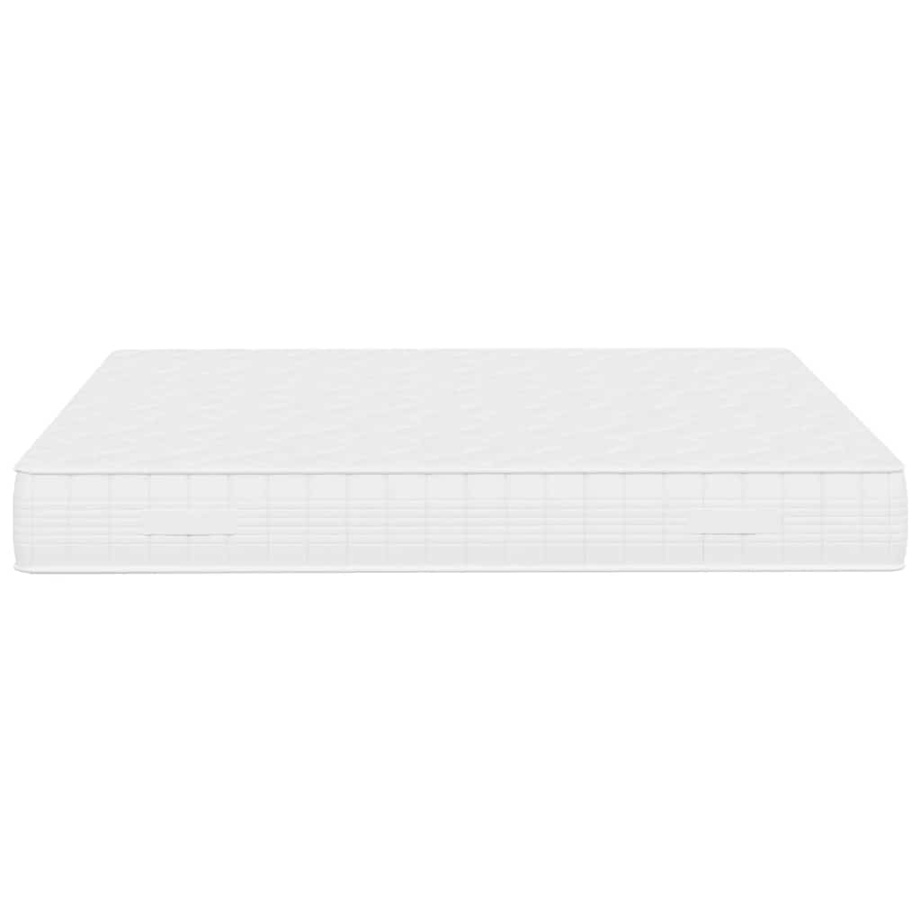 vidaXL Pocketveringmatras middelhard-hard 200x200 cm wit, foto 4