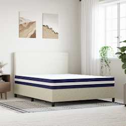 vidaXL Ta&scaron;tičkov&yacute; pružinov&yacute; matrac stredne tvrd&yacute; 160x200 cm Super King
