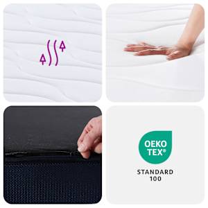 Taštičková pružinová matrace středně tvrdá 180 x 200 cm - obrázek 8