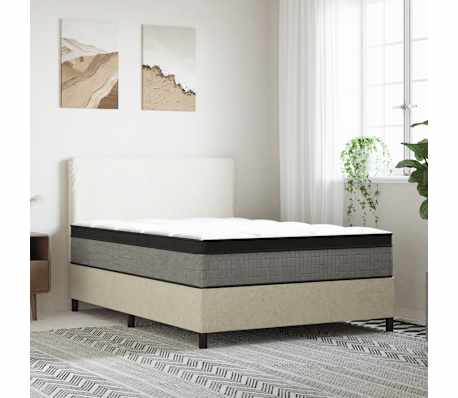 vidaXL Pocket Spring Mattress Medium Plus 137x190 cm Double Size