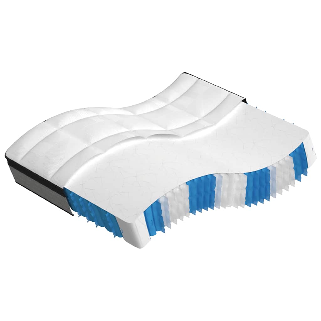 vidaXL Pocket Spring Mattress Medium Plus 152x203 cm Queen Size