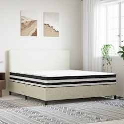 vidaXL Ta&scaron;tičkov&yacute; pružinov&yacute; matrac stredne tvrd&yacute; 180x200 cm