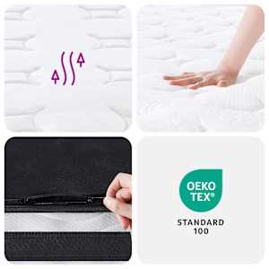 Matrace s bonnellovými pružinami medium 180 x 200 cm - obrázek 9