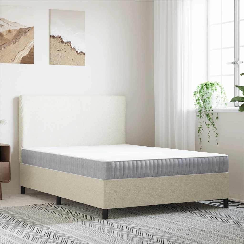 vidaXL Pocketveringmatras middelhard 140x190 cm afbeelding