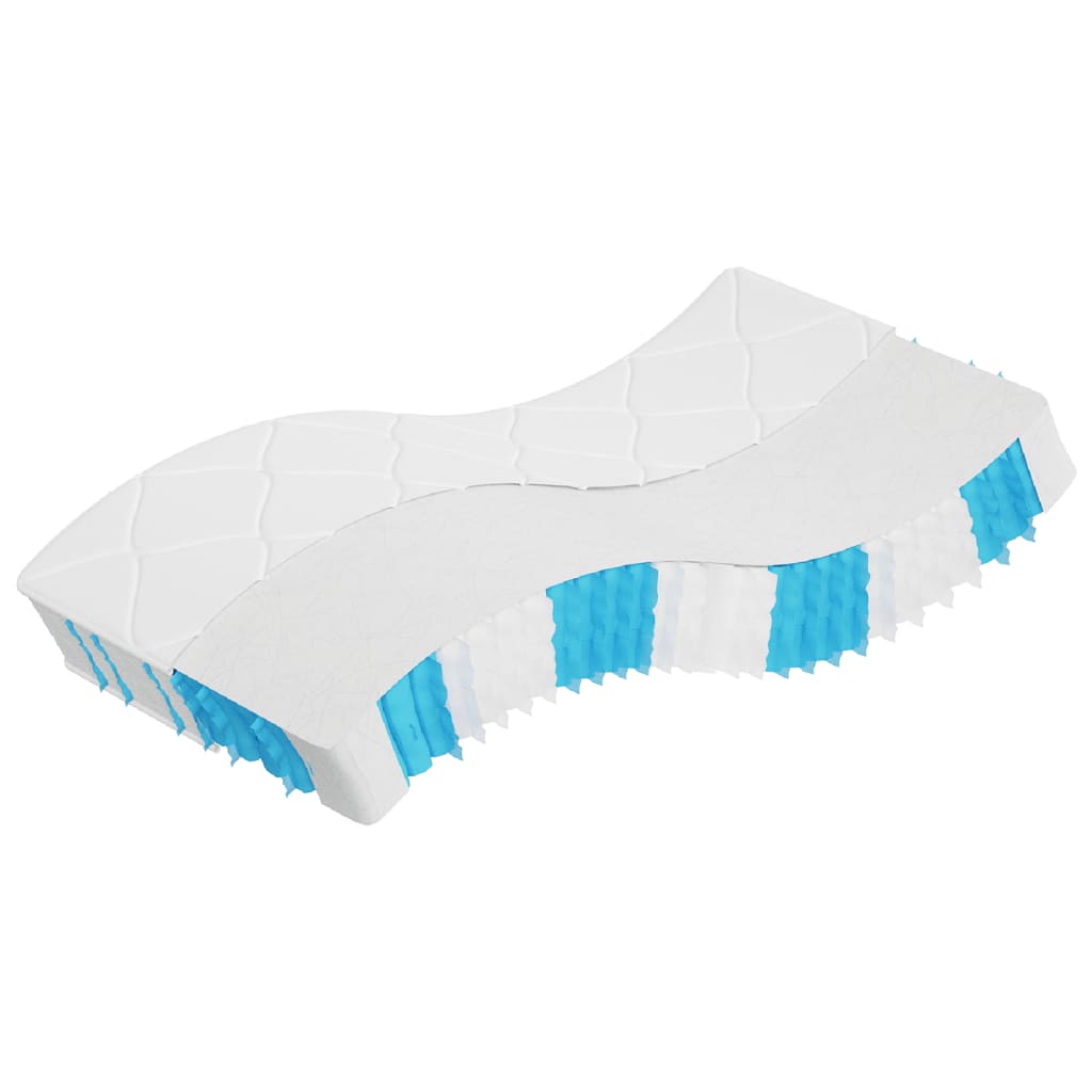 vidaXL Matelas à ressorts ensachés dureté moyenne 70x200 cm