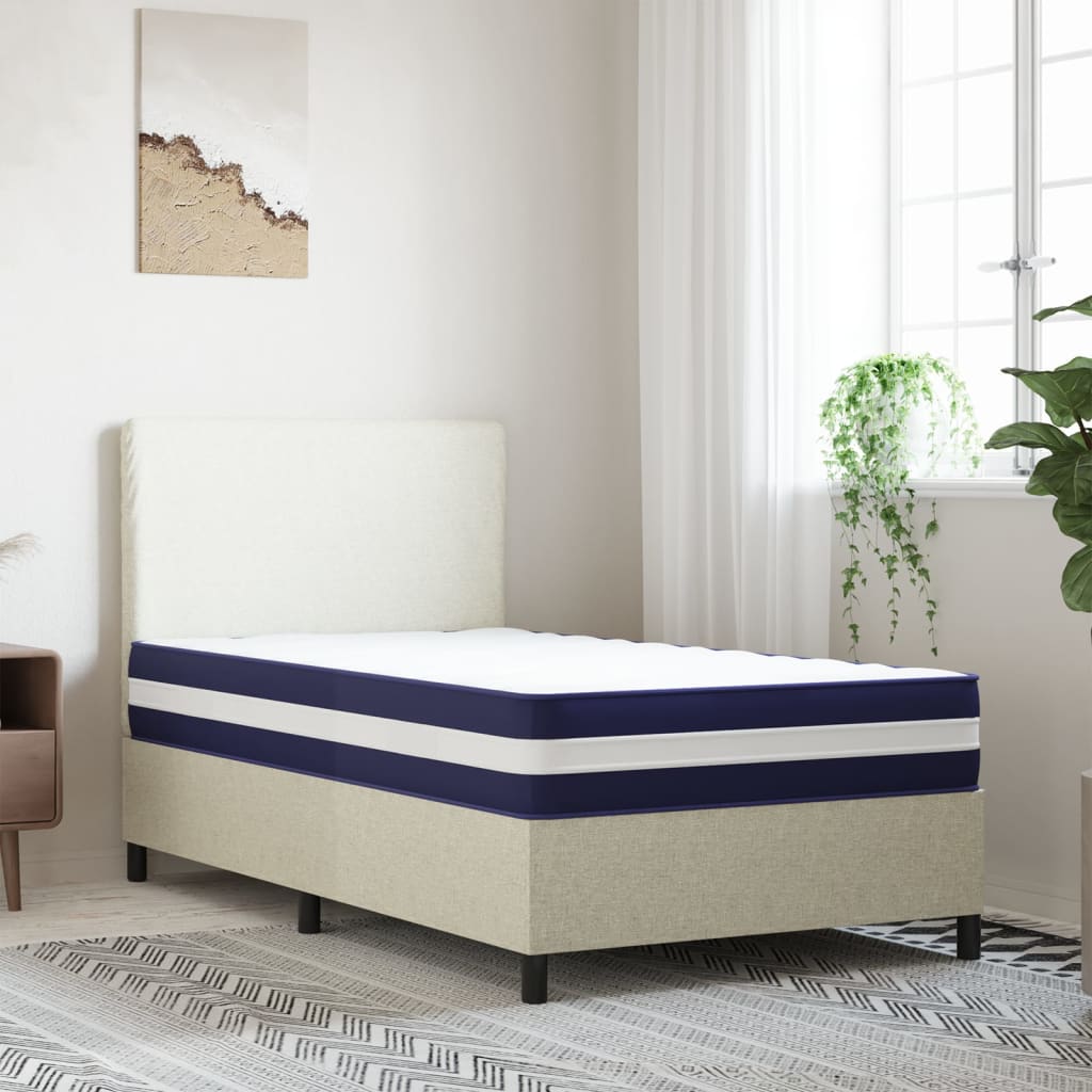 vidaXL Pocketveringmatras middelhard-hard 80x200 cm afbeelding