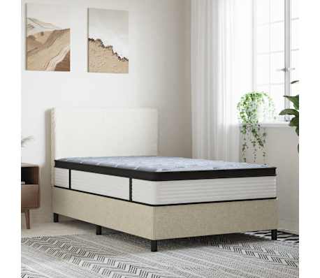 vidaXL Pocket Spring Mattress Medium 107x203 cm King Single Size