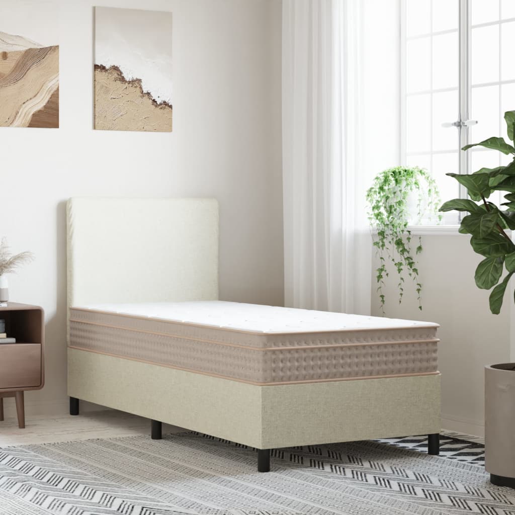 vidaXL Pocketveringmatras middelhard 80x200 cm afbeelding