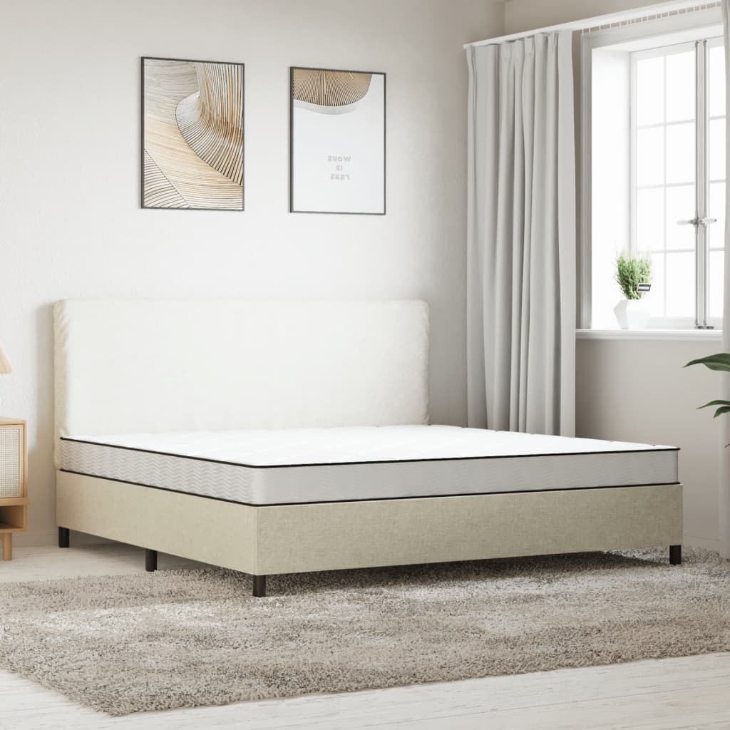 vidaXL Schuimmatras middelzacht 200x200 cm afbeelding