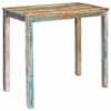 vidaXL Baarilaud 110 x 55 x 100 cm Tugev taastatud puit Mitmev&auml;rviline