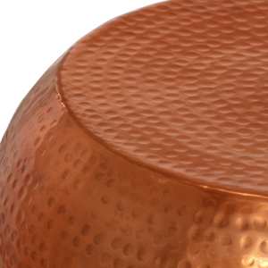 Konferenční stolek mosaz Ø 55 x 28 cm hliník - obrázek 7