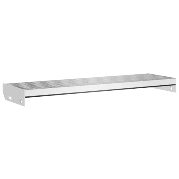vidaXL restaste, 80 x 24 x 7 cm, tsingitud teras
