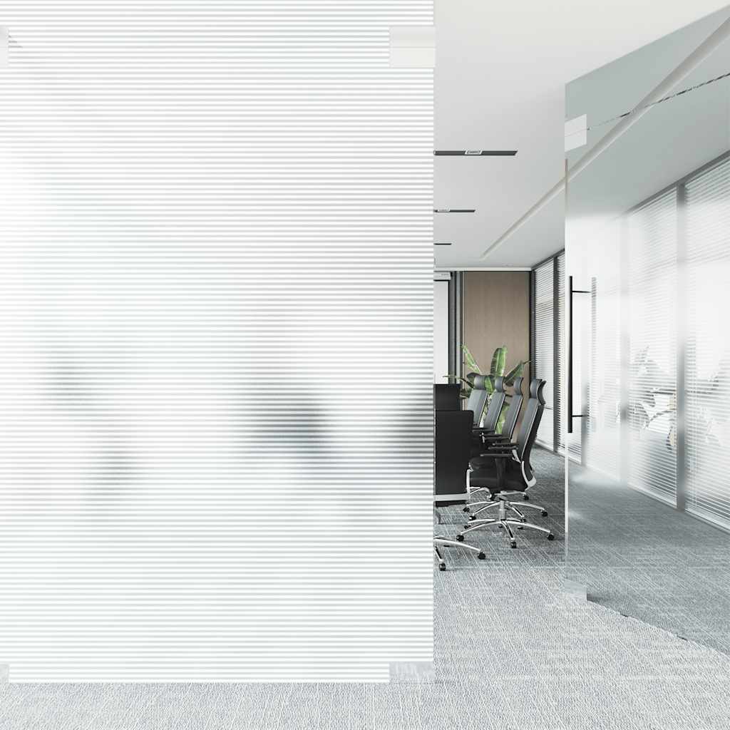 Thumbnail - vidaXL Fensterfolien Matt Streifen-Design PVC