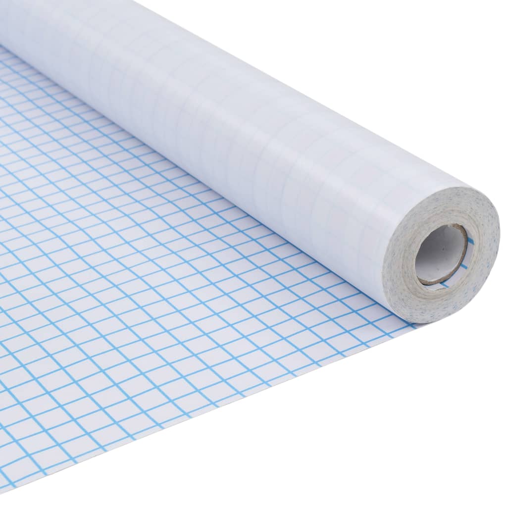 vidaXL Okenní fólie matné pruhovaný design PVC