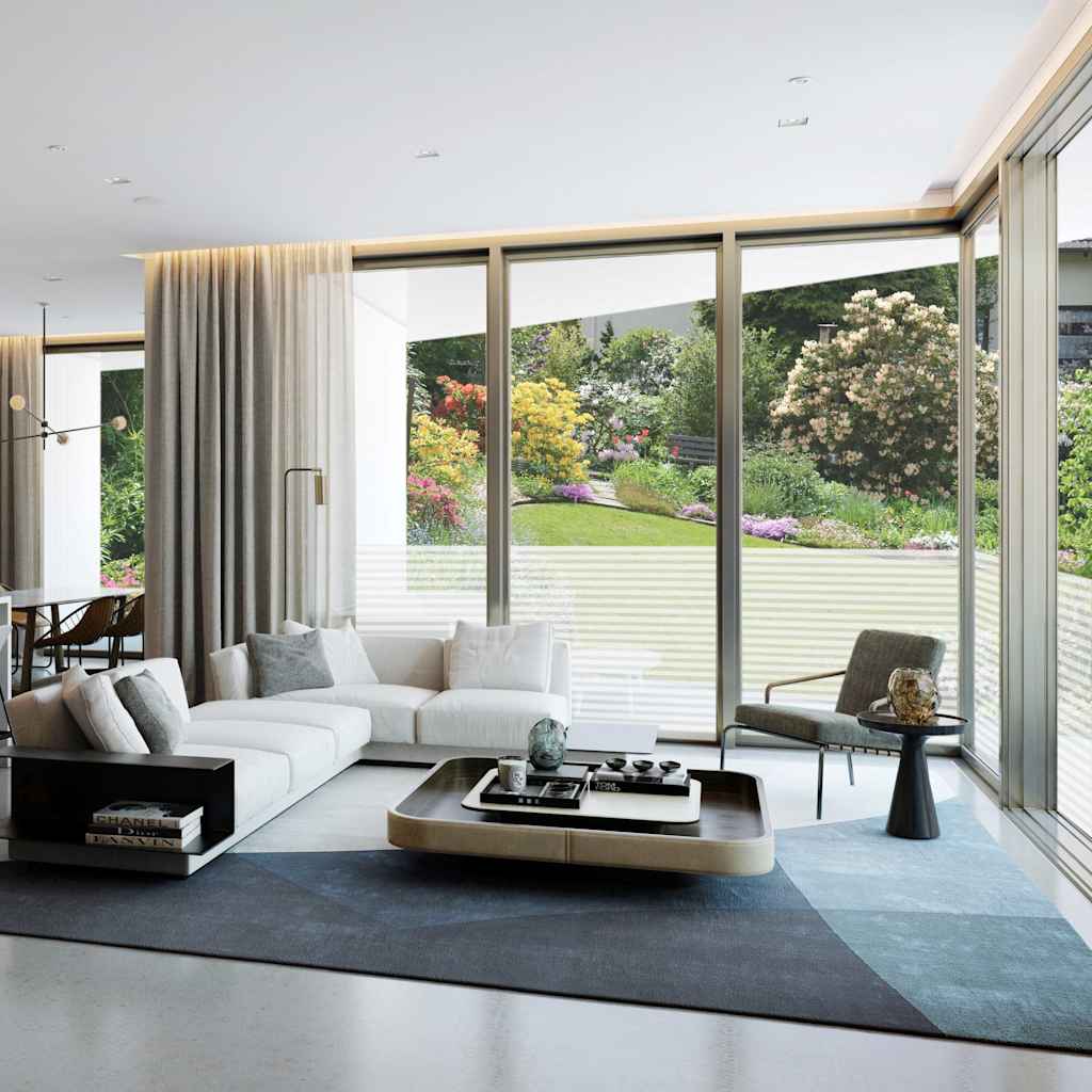 Thumbnail - vidaXL Fensterfolien Matt Streifen-Design PVC