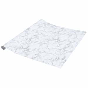 Tapety na nábytek samolepicí mramorově bílé 90 x 500 cm PVC - obrázek 5