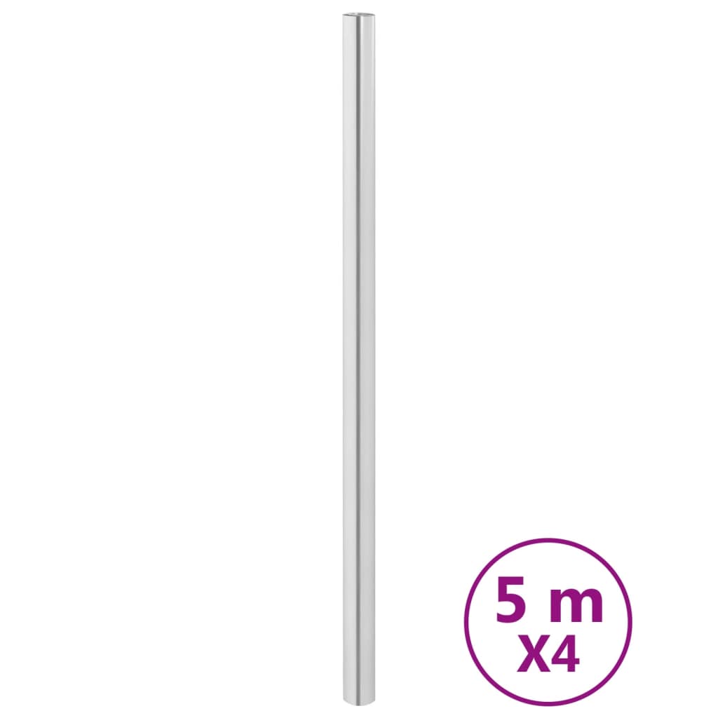 vidaXL Tapety na nábytek samolepicí stříbrné 90 x 500 cm PET