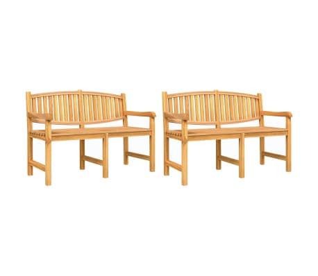 vidaXL Set da Pranzo per Giardino 3 pz in Legno Massello di Teak