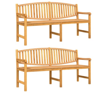 vidaXL 3 Piece Garden Dining Set Solid Wood Teak