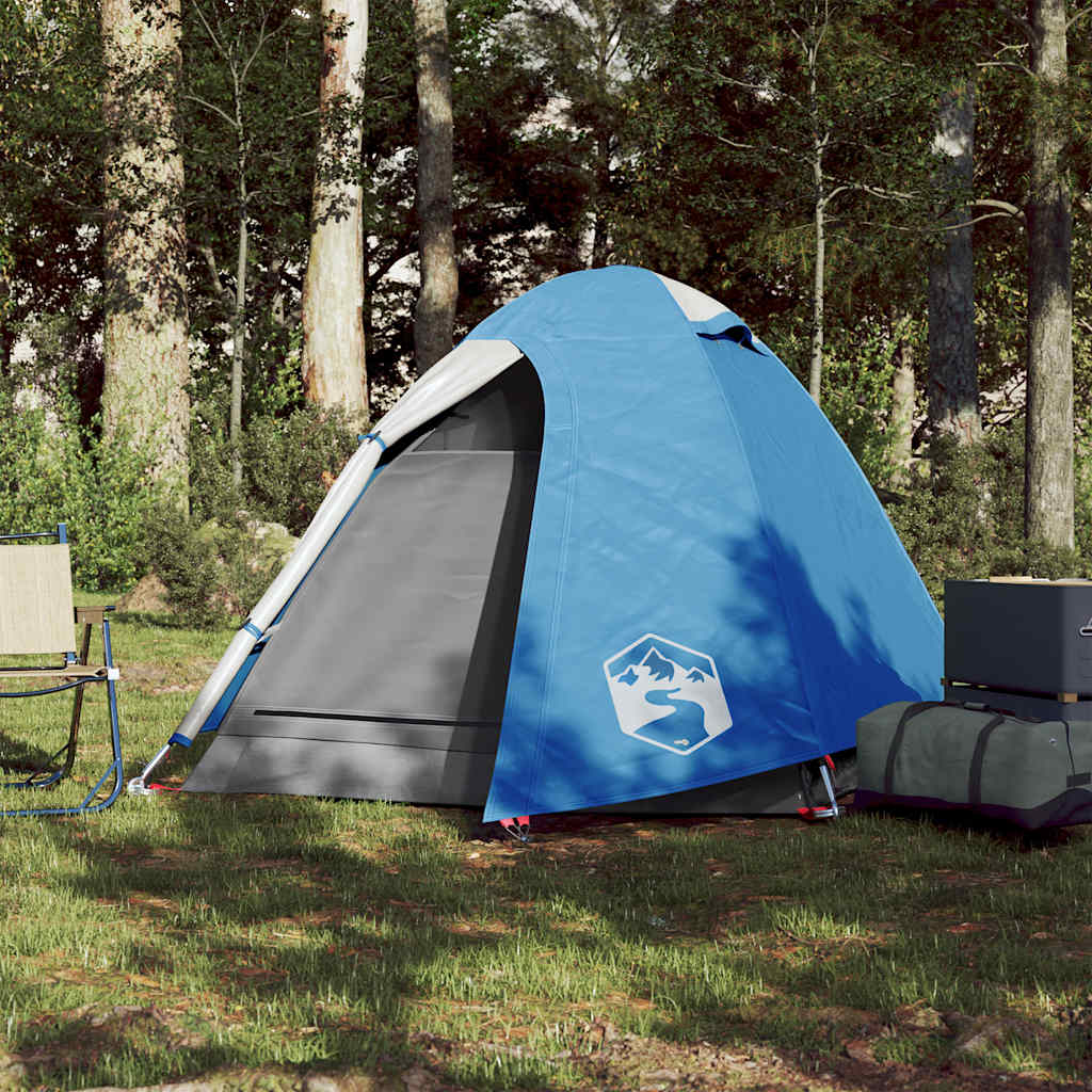 vidaXL Koepeltent 2-persoons waterdicht blauw afbeelding