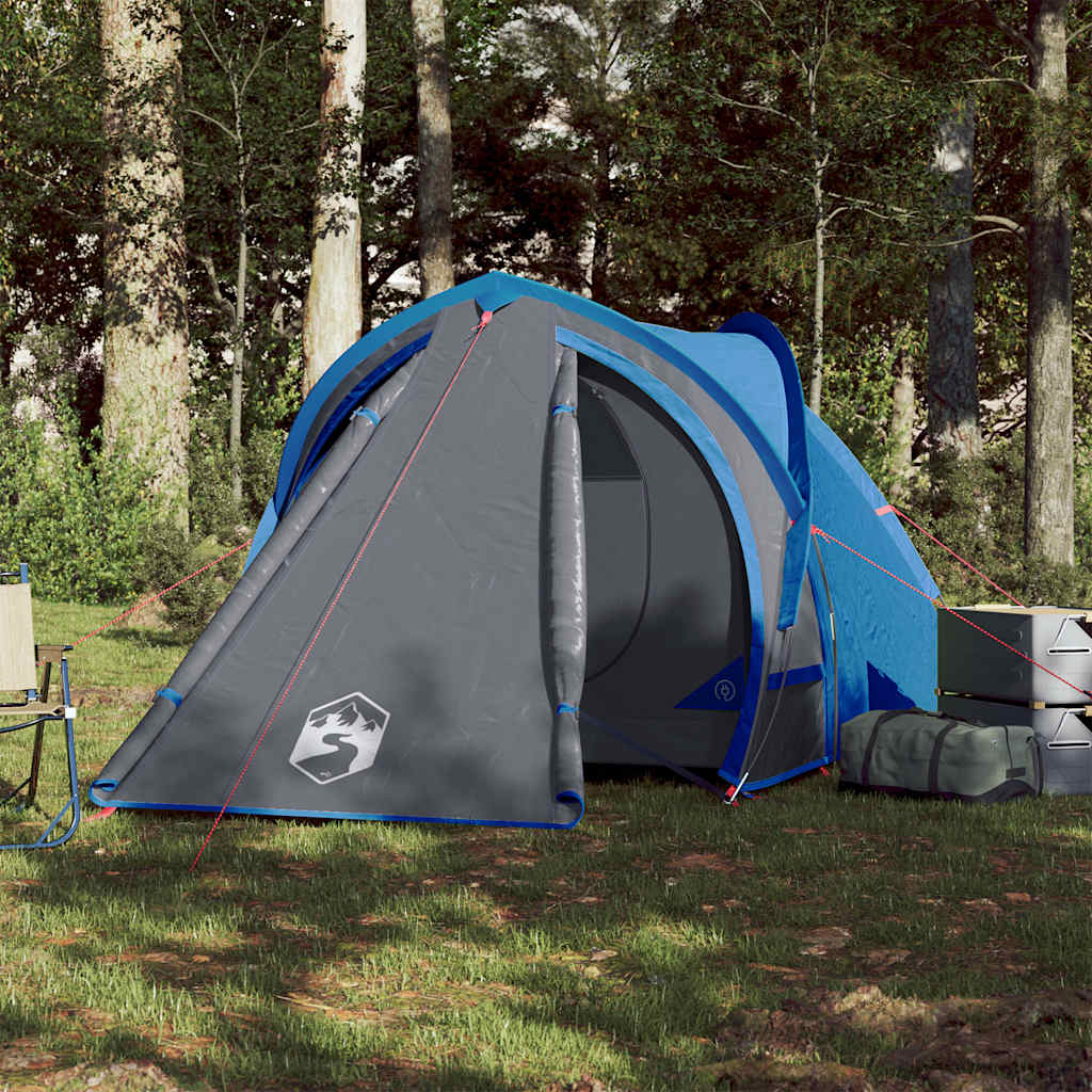 vidaXL Koepeltent 2-persoons waterdicht blauw afbeelding