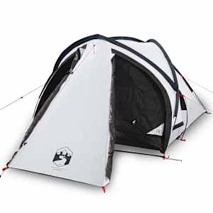 vidaXL matkatelk 2 inimesele, valge pimendav kangas, veekindel