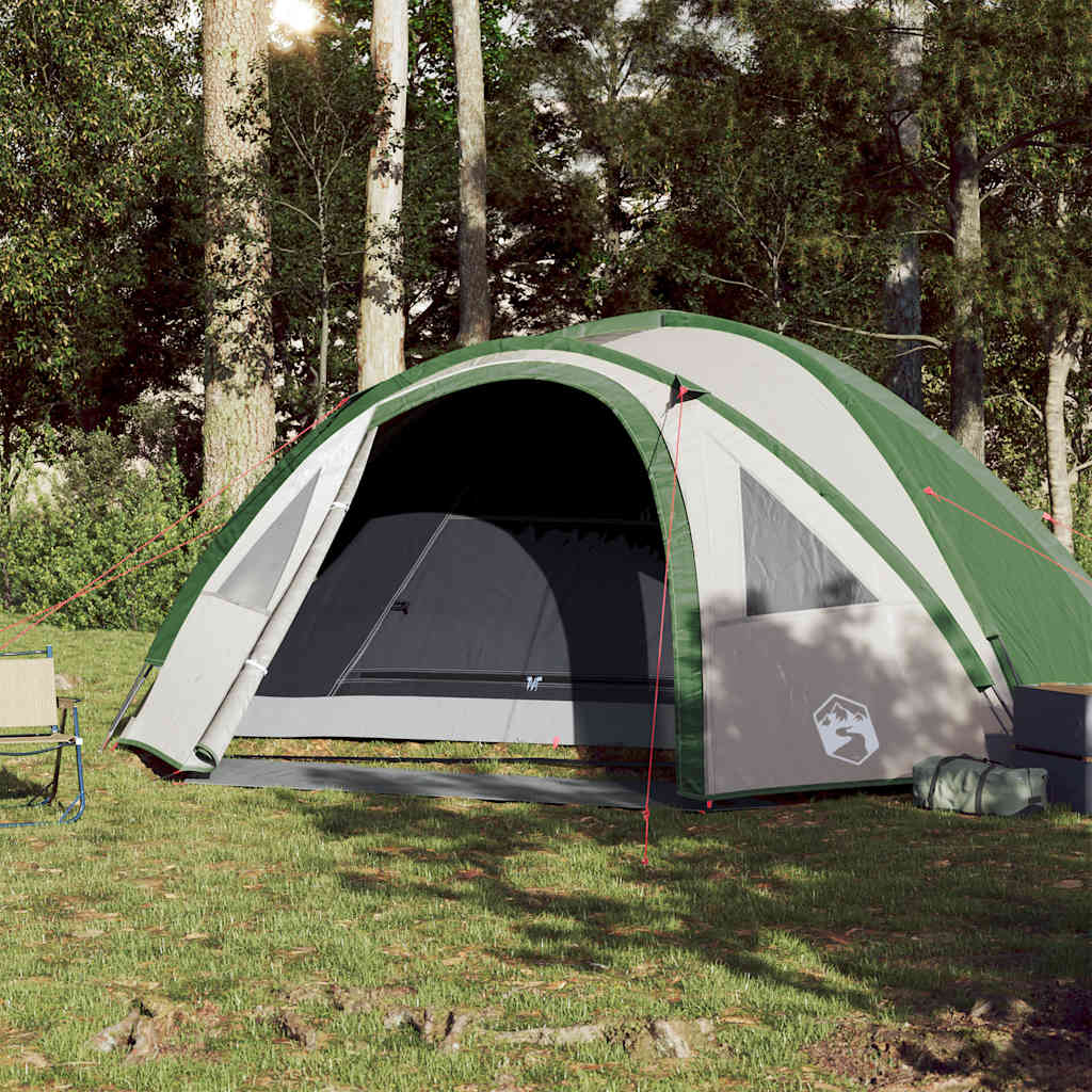 vidaXL Koepeltent 4-persoons waterdicht groen afbeelding