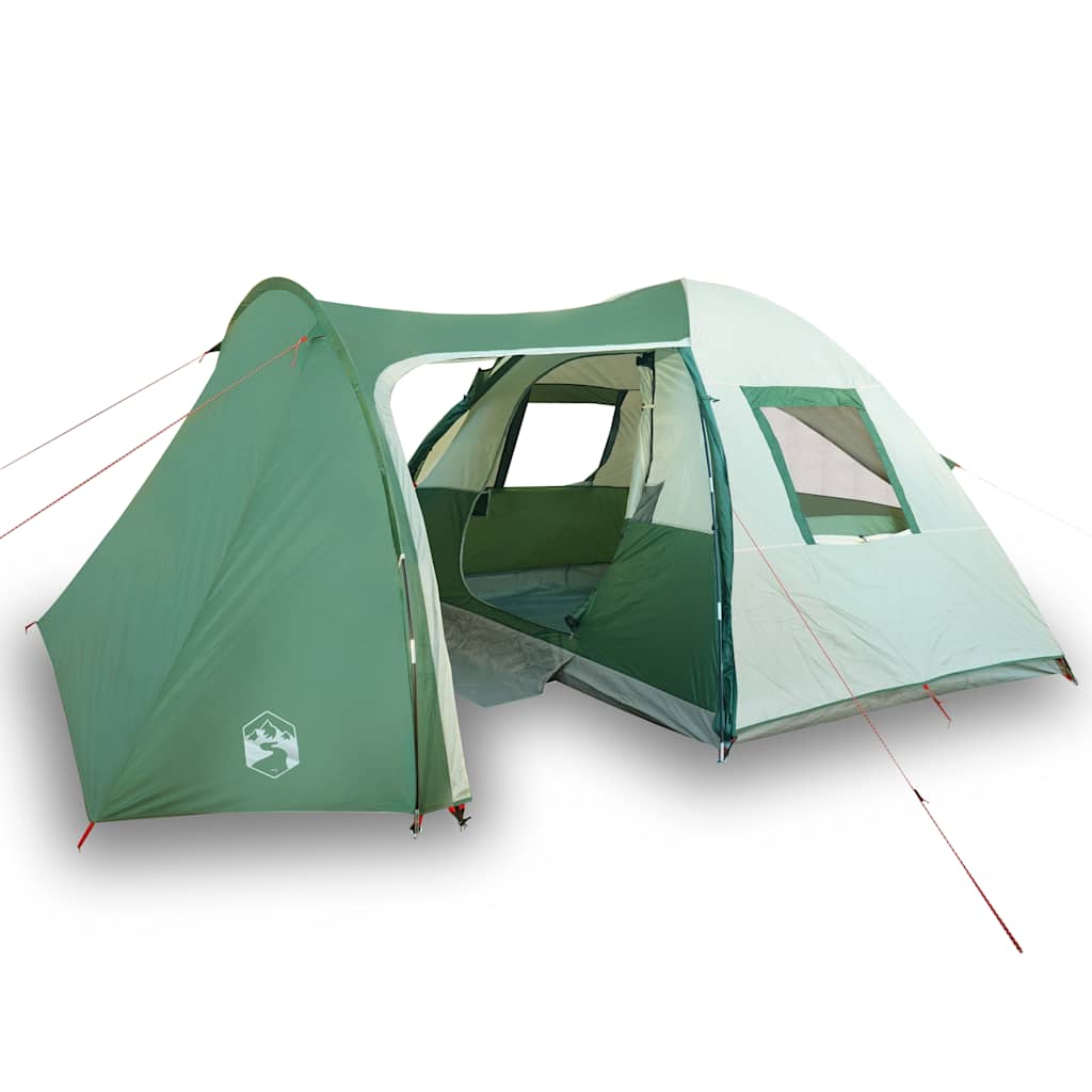 vidaXL Cort de camping cupolă pentru 6 persoane, verde, impermeabil